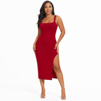 Seamless Bodycon Dress with Breathable Mesh Lining Curvay