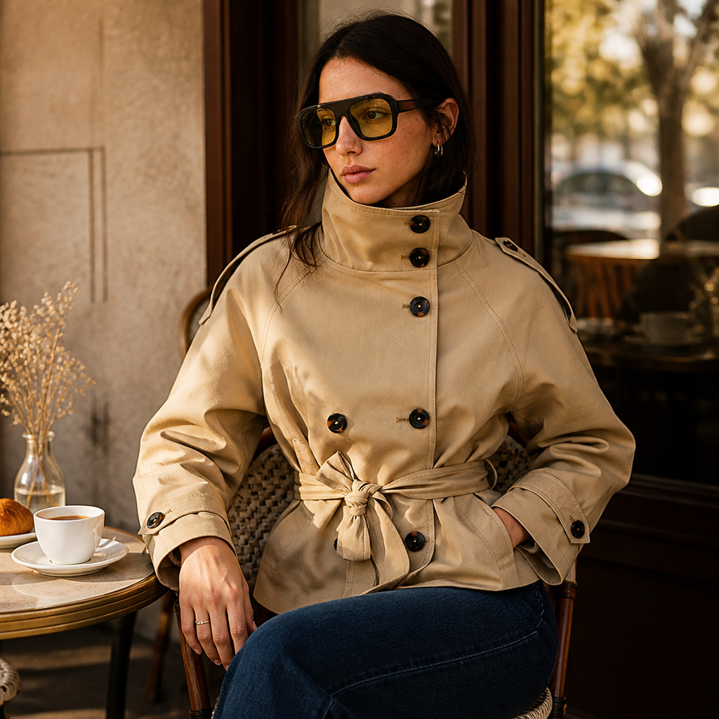 Classic Lightweight Autumn Coat | Lightweight Fall Jacket