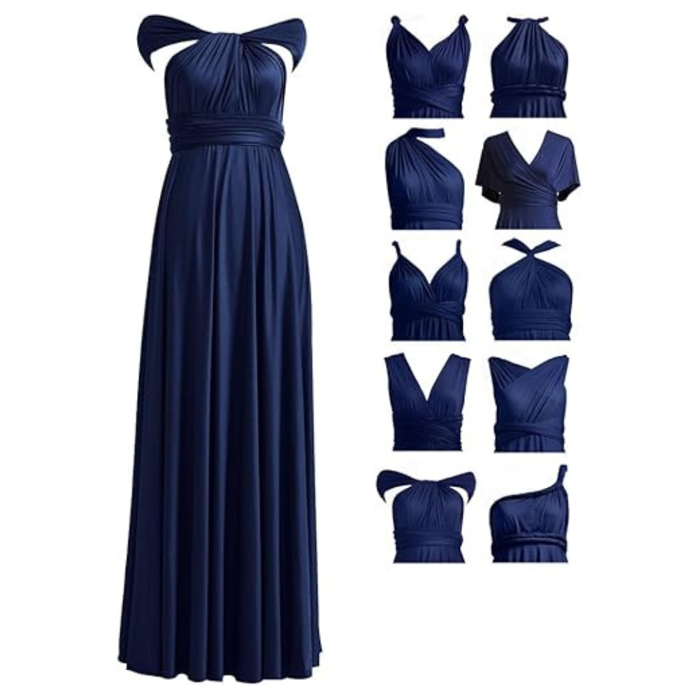Infinity Twist Wrap Summer Dress – Lightweight Convertible for Women
