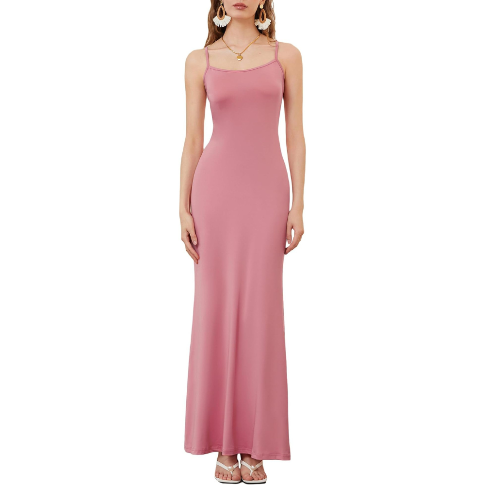 Fishtail Maxi Bodycon Dress – Evening Shapewear for Women