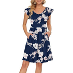 Petals Midi Summer Dress – Lightweight for Women