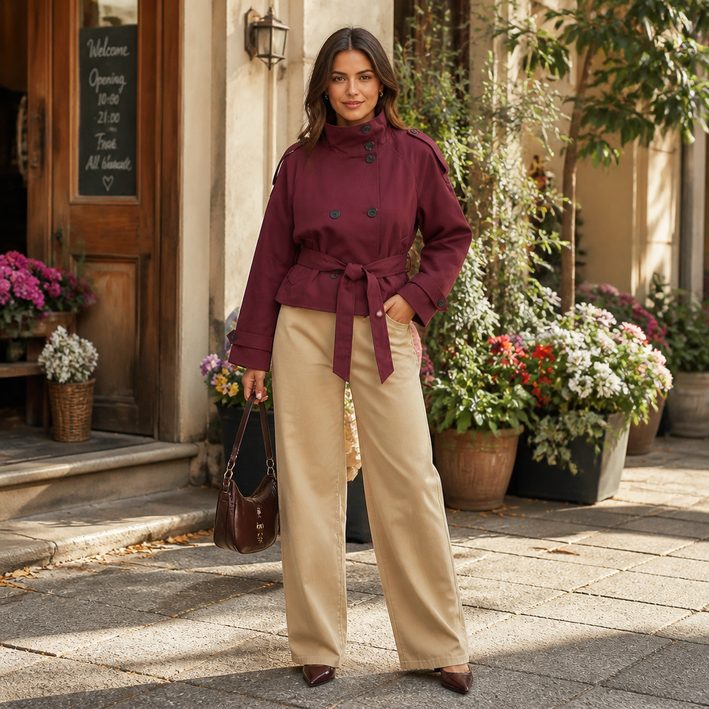 Classic Lightweight Autumn Coat | Lightweight Fall Jacket
