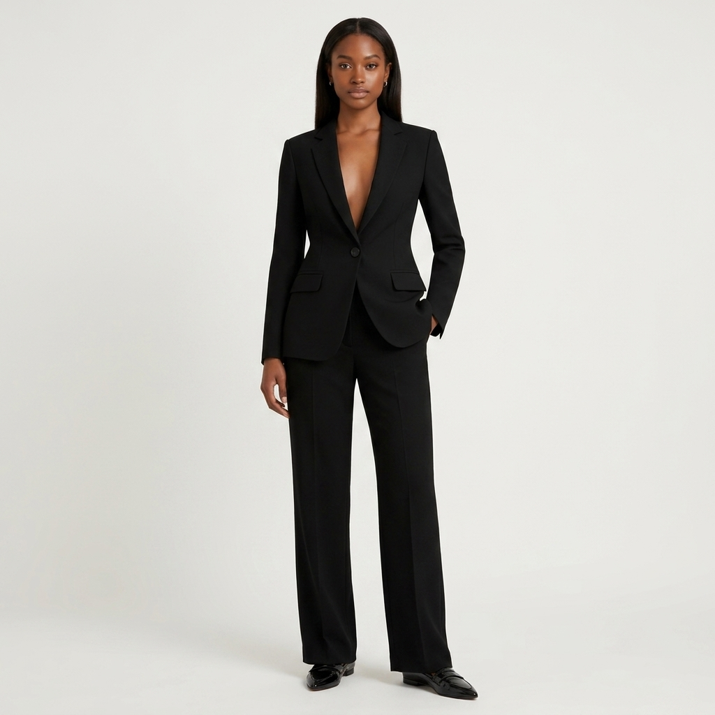 Women's Blazer and Trousers Suit with a Classic Line | Style That Never Quits