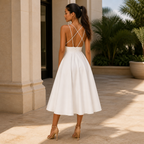 V-Neck Wedding Dress | Elegant Wedding Dress for Women