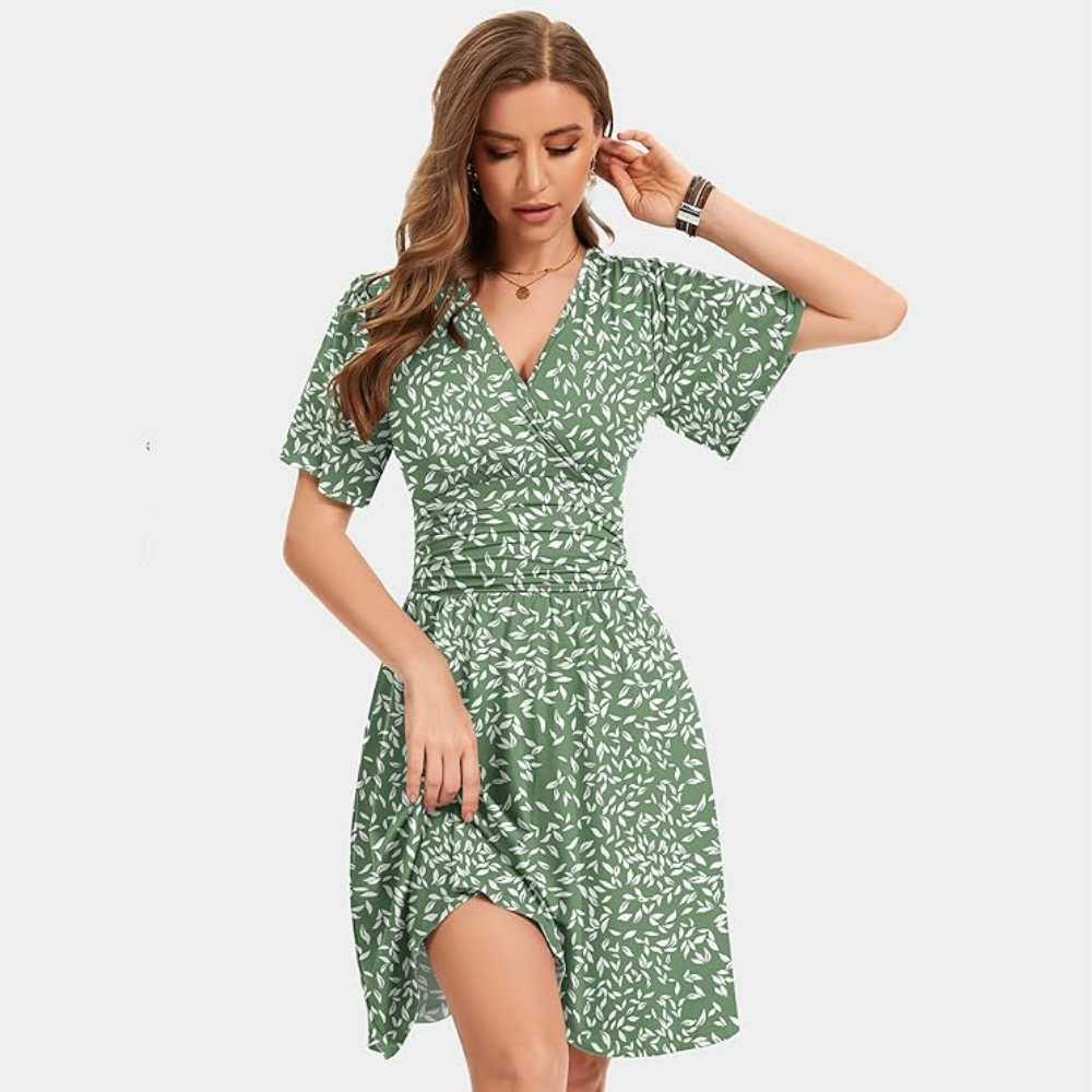 Linen-Inspired Bohemian Summer Dress – Lightweight Boho for Women