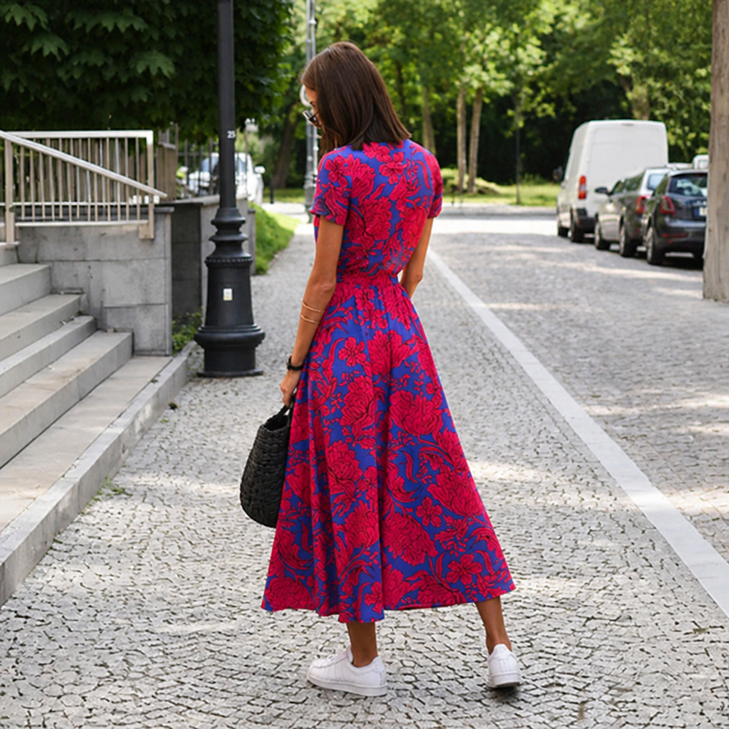 Women's Elegant Midi Dress