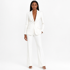 Women's Blazer and Trousers Suit with a Classic Line | Style That Never Quits