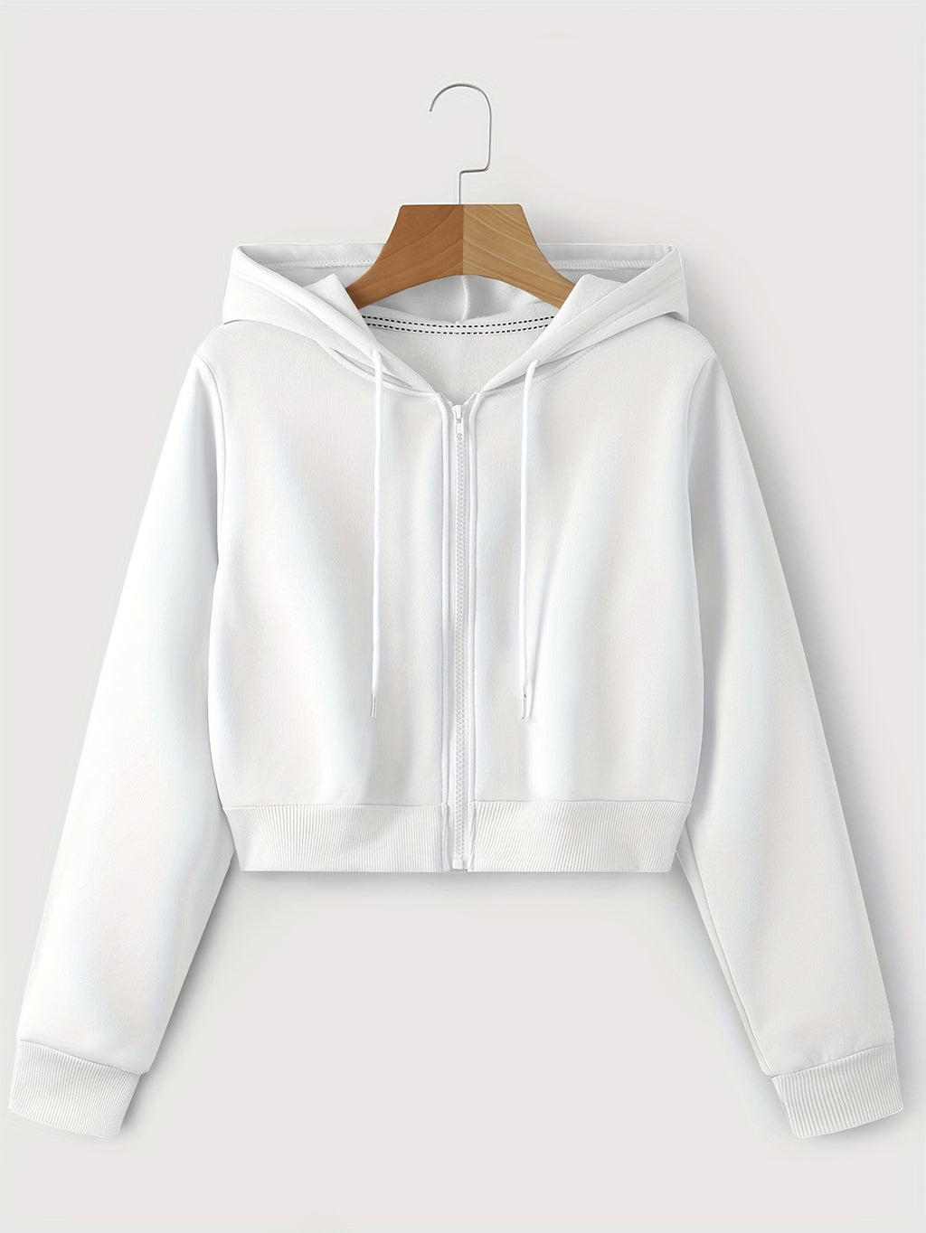 Women'S Casual Hooded Zip Up Sweatshirt - Long Sleeve | Hooded Top, Hooded Sweatshirt