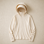 UV-protective hooded jacket with removable face shield – ideal for autumn | Lightweight Hiking Jacket
