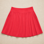 Women's Summer Skort with UPF50+, High Waist, Pleated Skirt, Integrated Lining and Pockets | Casual Sports Skirt