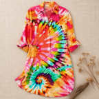 Flowing A-Line Summer Dress | Flowy Boho Beach Dress