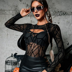 Sweetheart Mesh Bodysuit – Festival Outfit Lingerie for Women
