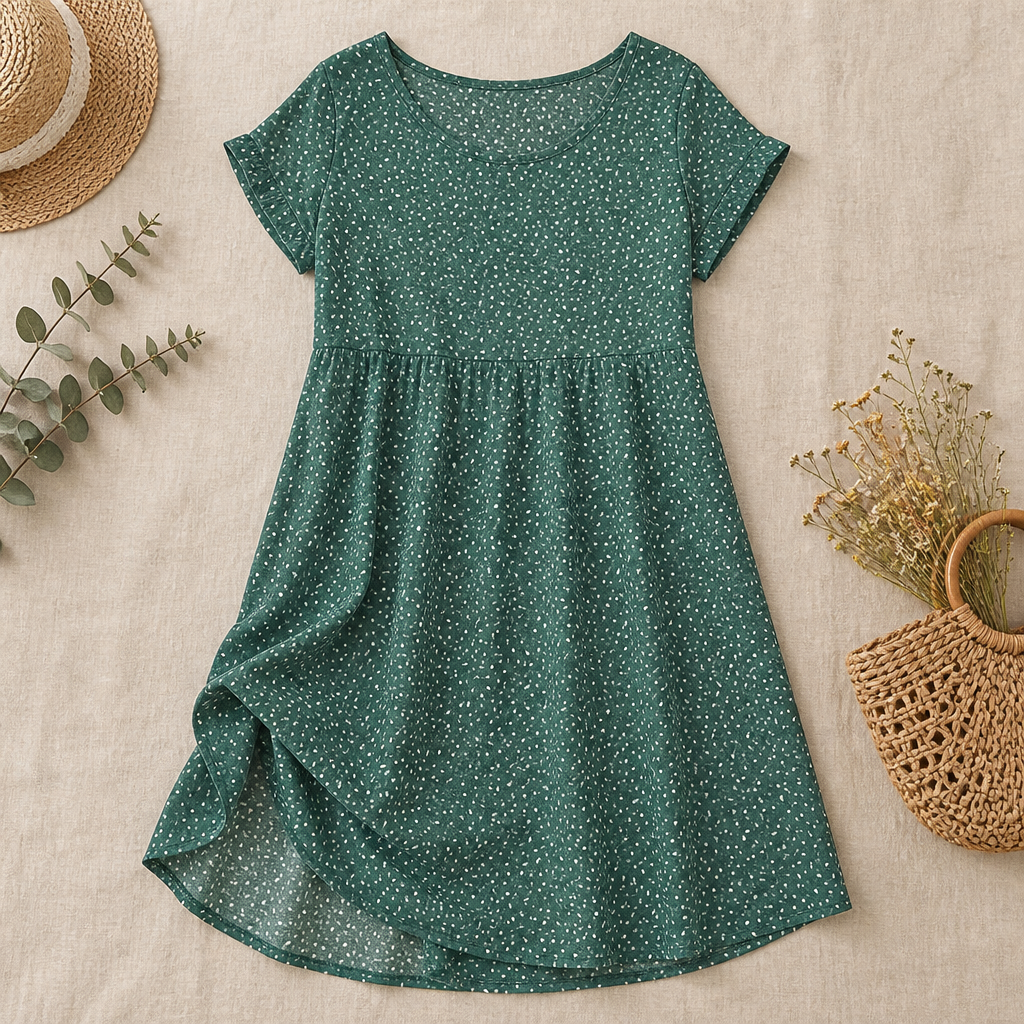 Lightweight Vintage-Inspired Summer Dress for Sunny Days - Curvay