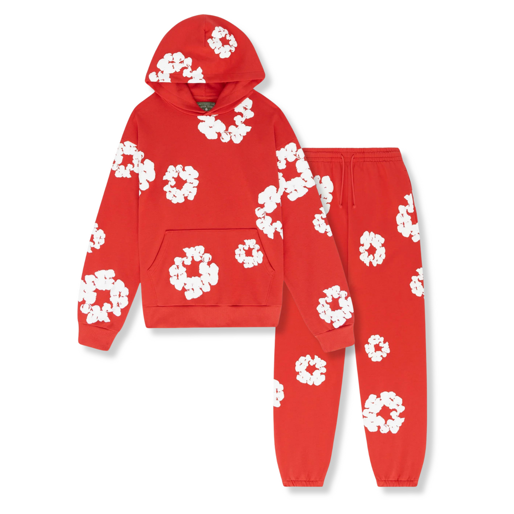 Boho Floral Cozy Outfit Set | Soft Casual Wear
