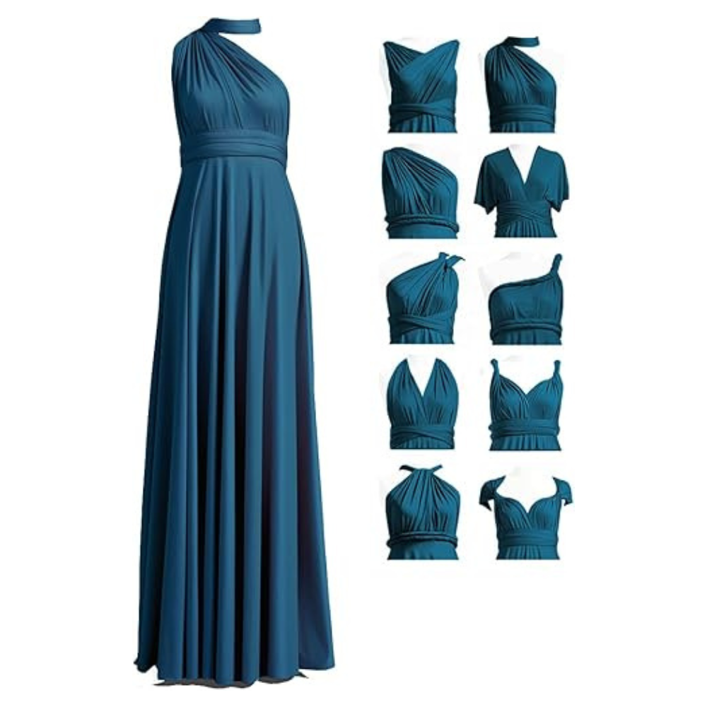 Infinity Twist Wrap Summer Dress – Lightweight Convertible for Women