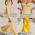 Elegant Silhouette Maxi Dress | Wedding Guest Dress