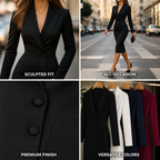 Elegant Women's Navy Dress | Chic Evening Wear
