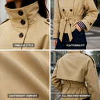 Classic Lightweight Autumn Coat | Lightweight Fall Jacket