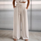 Silk Pleated Trouser Set - Unlock Effortless Elegance and All-Day Confidence