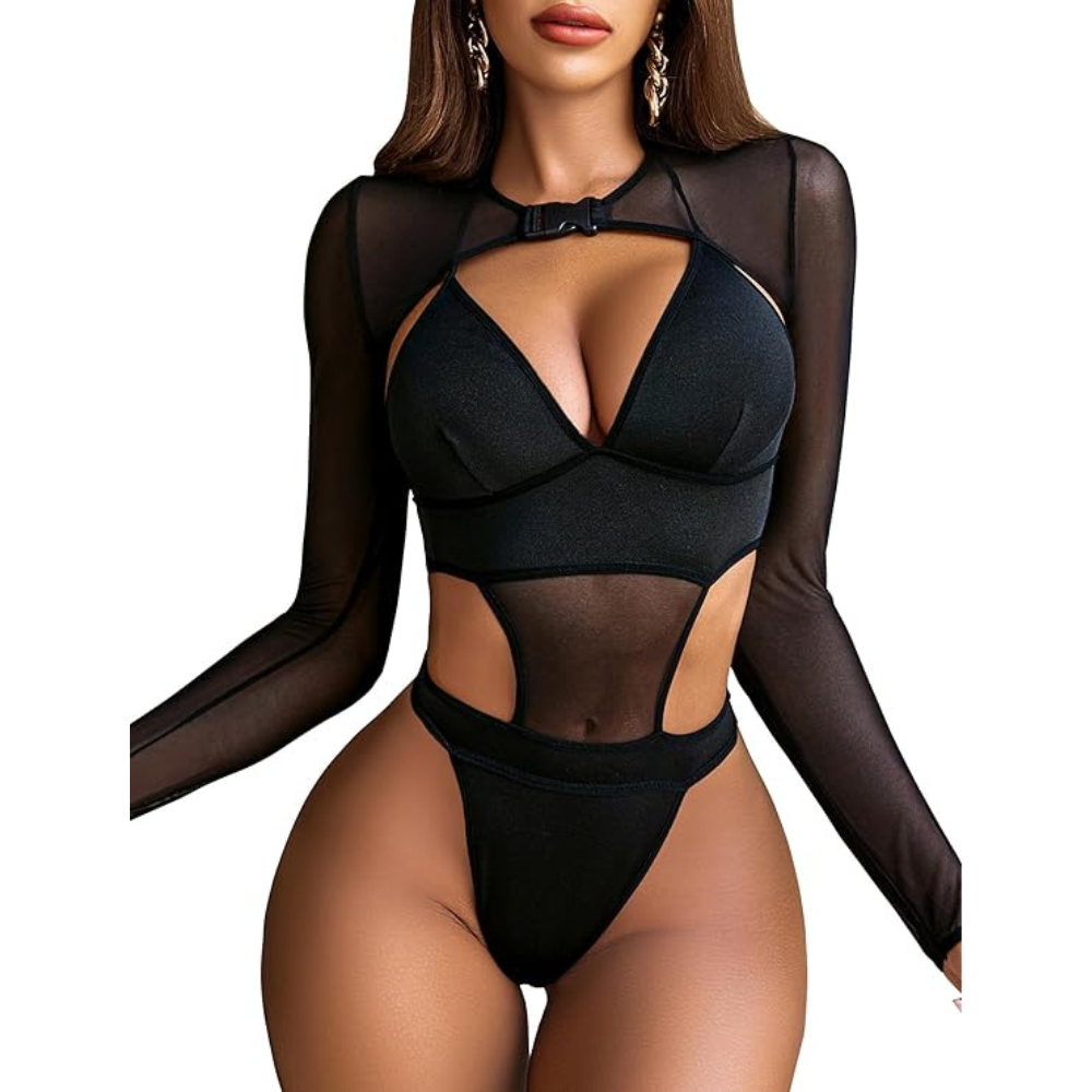 Backless Bodysuit – Crop Top Layering Lingerie for Women