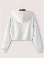 Women'S Casual Hooded Zip Up Sweatshirt - Long Sleeve | Hooded Top, Hooded Sweatshirt
