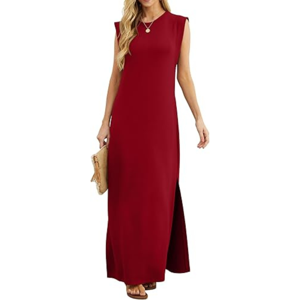 Velvet Maxi Summer Dress – Lightweight Flattering for Women