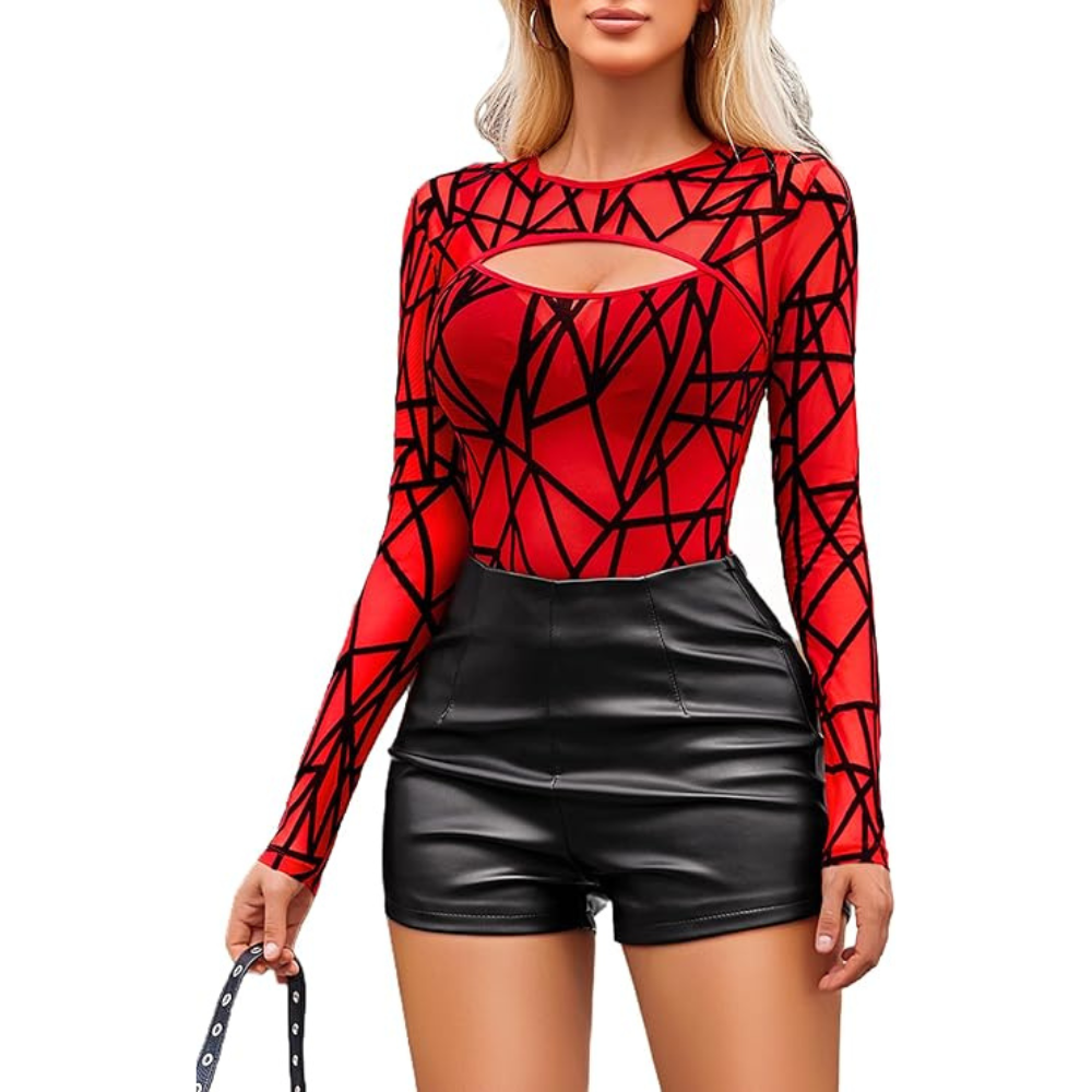 Sweetheart Mesh Bodysuit – Festival Outfit Lingerie for Women