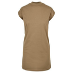 Sleeveless Turtleneck Summer Dress – Extended Shoulder for Women