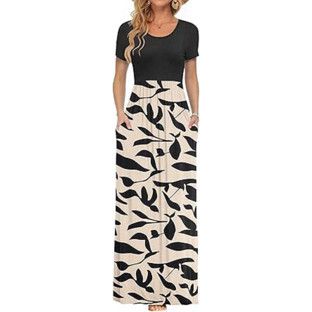 Linen-Luxe Maxi Summer Dress – Lightweight Lace for Women
