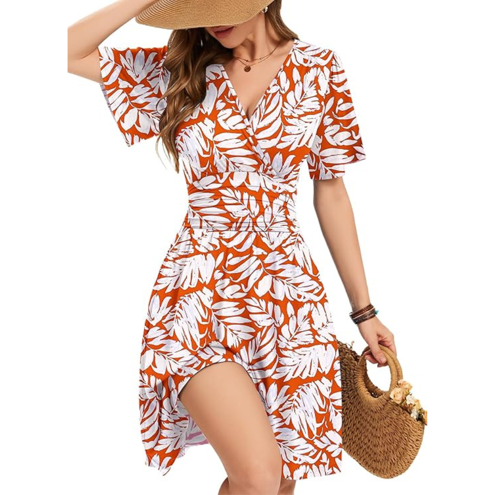 Linen-Inspired Bohemian Summer Dress – Lightweight Boho for Women