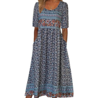 Floral Midi Summer Dress – Lightweight Day To Night for Women