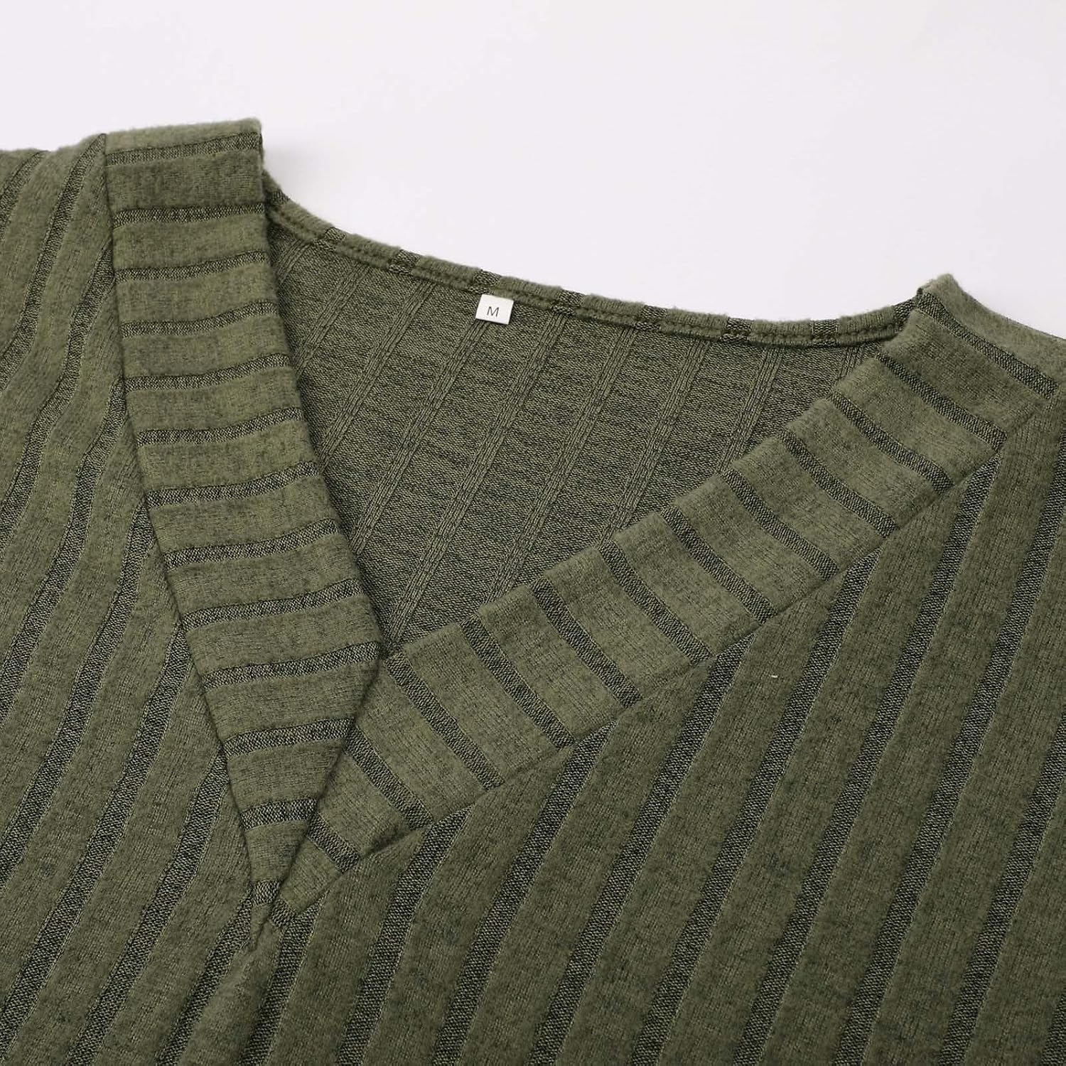 Women's Cozy Autumn Winter V Neck Button Down Long Sleeve Tee