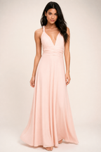 Convertible wrap dress with adjustable straps | Casual Boho Summer Dress