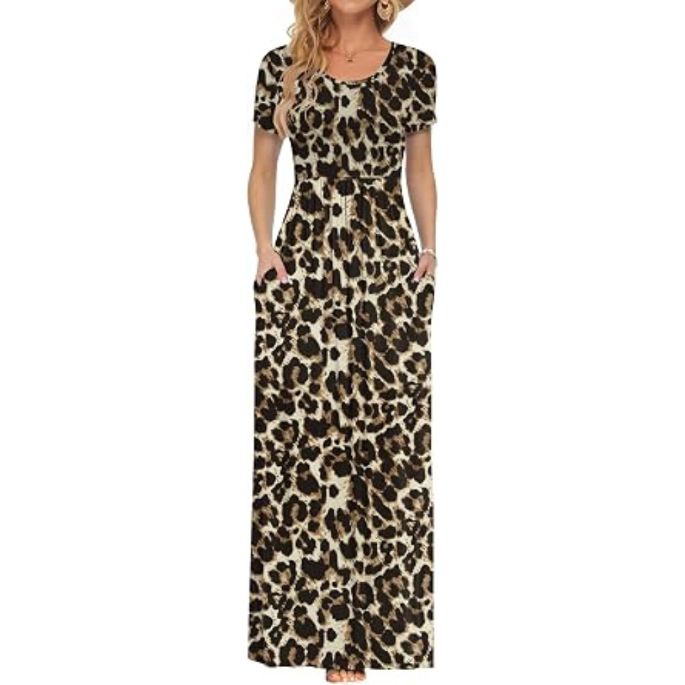 Linen-Luxe Maxi Summer Dress – Lightweight Lace for Women