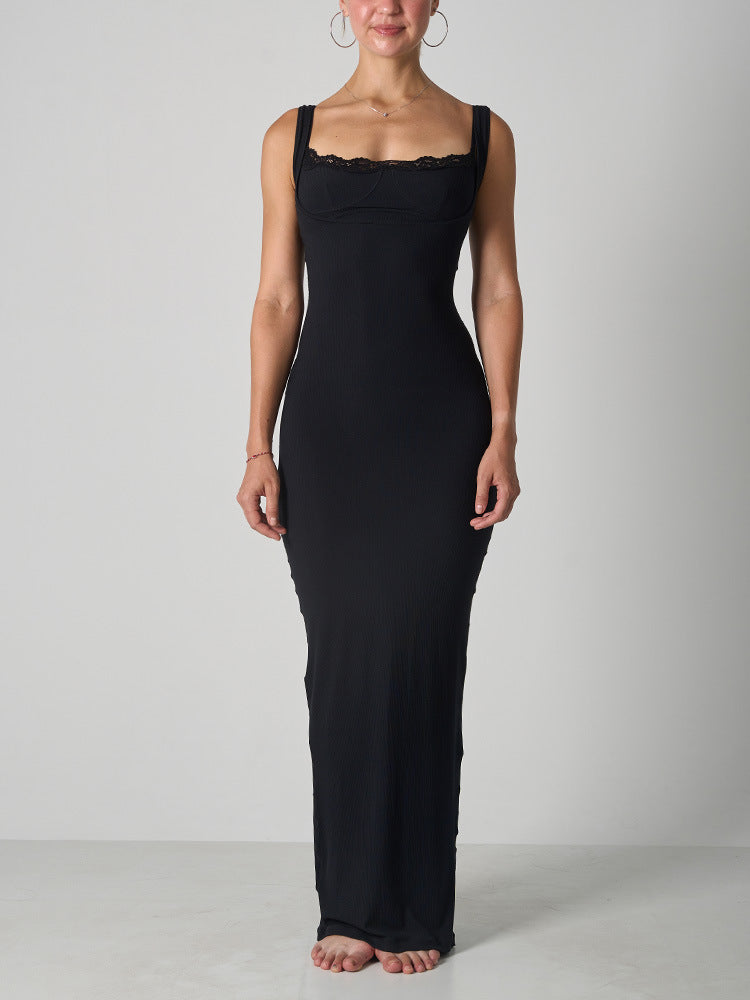 Maxi-jurk met Kanten Contour Sculpt