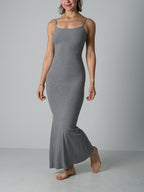 Essentiële Sculpt Maxi Loungedress