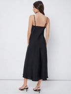 Luxe Satijnen Slip Midi-jurk