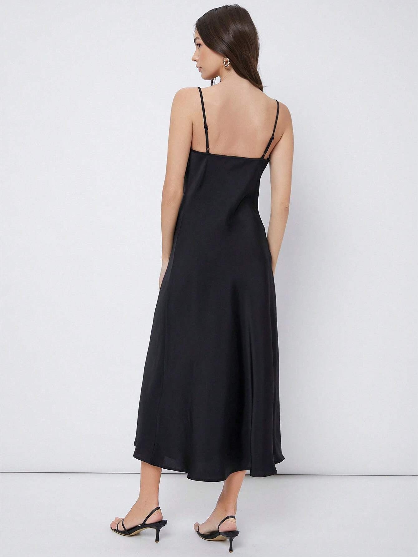 Luxe Satijnen Slip Midi-jurk