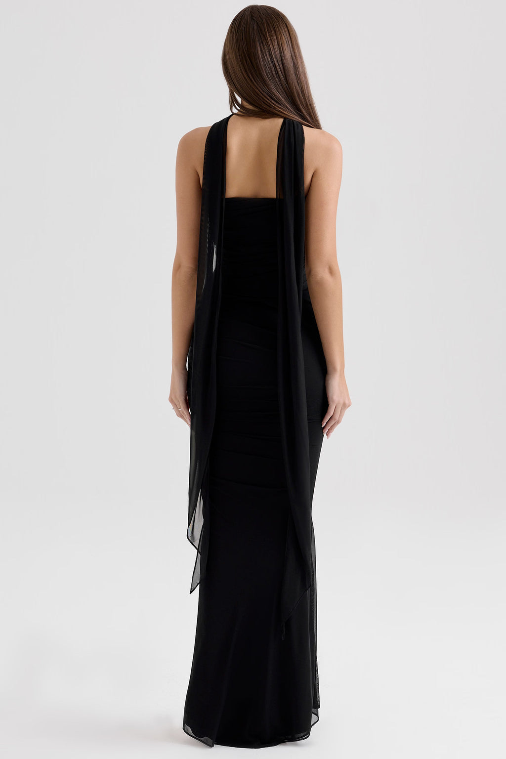 Noir Sculpt Strapless Avond Maxi Jurk