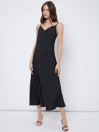 Luxe Satijnen Slip Midi-jurk
