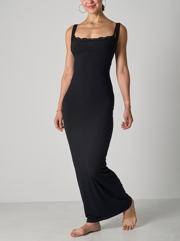Maxi-jurk met Kanten Contour Sculpt
