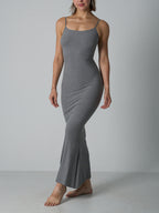 Essentiële Sculpt Maxi Loungedress