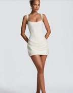 Sculpt Curve Detail Mini Dress