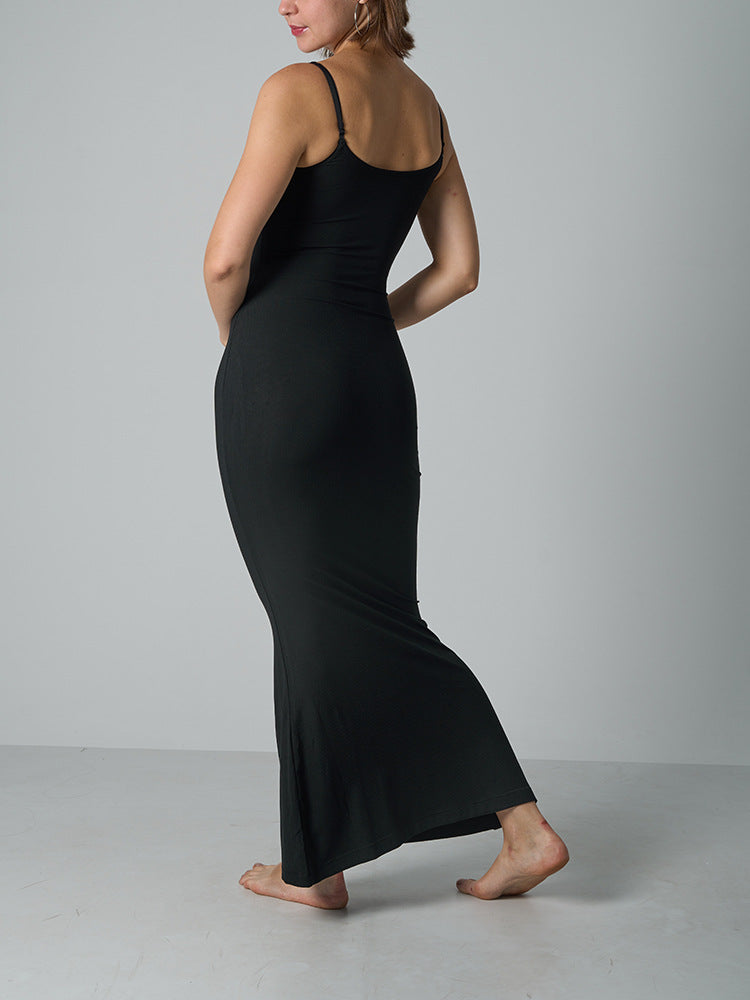 Essentiële Sculpt Maxi Loungedress