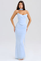 Noir Sculpt Strapless Avond Maxi Jurk