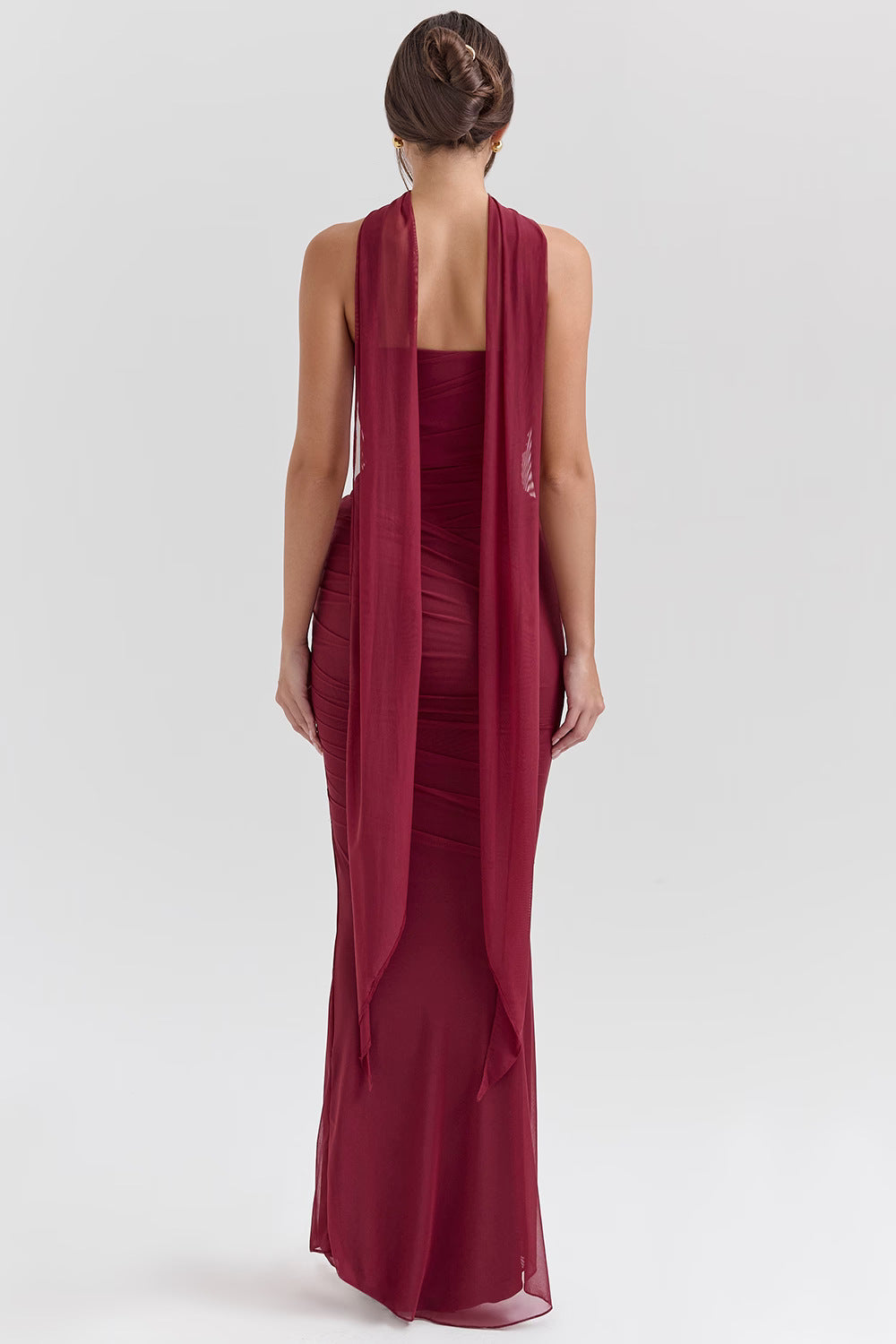 Noir Sculpt Strapless Avond Maxi Jurk
