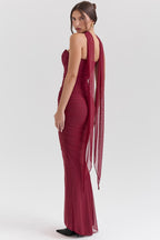 Noir Sculpt Strapless Avond Maxi Jurk