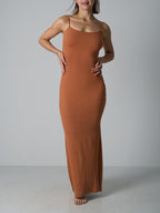 Essentiële Sculpt Maxi Loungedress