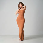 Core Sculpt Minimal Maxi Dress