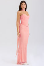 Noir Sculpt Strapless Avond Maxi Jurk
